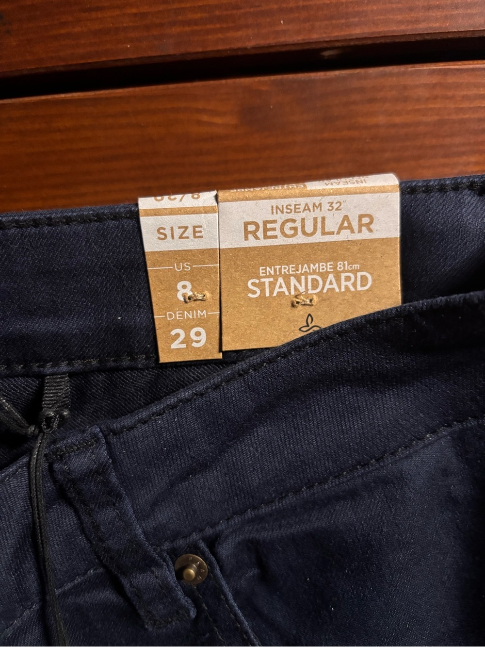 Prana Straight Leg Pants in Dark Navy